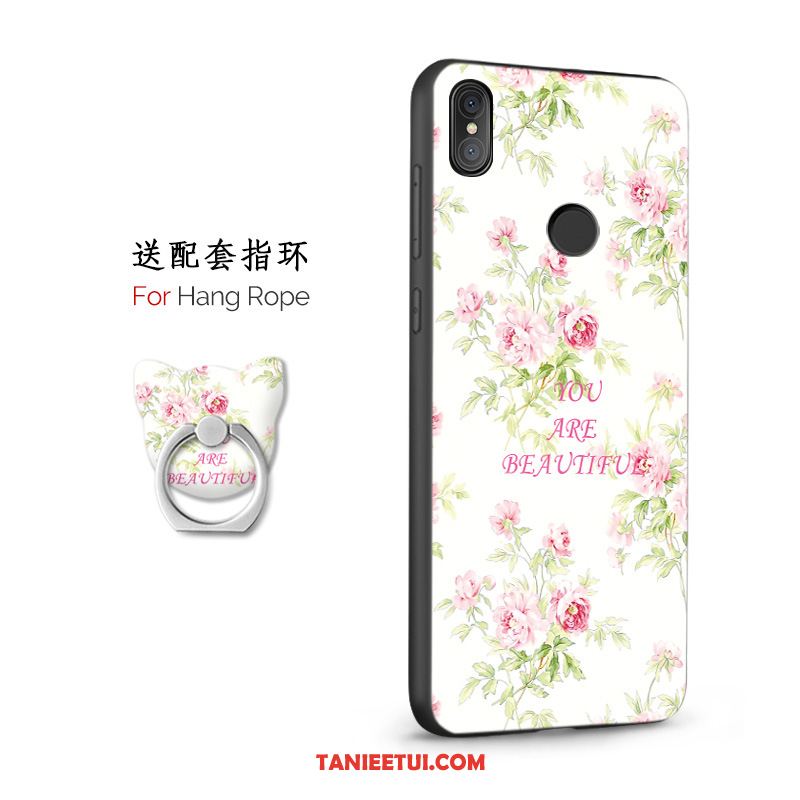 Etui Xiaomi Mi 8 Czarny Telefon Komórkowy Vintage, Futerał Xiaomi Mi 8 Anti-fall Chiński Styl Wspornik Beige