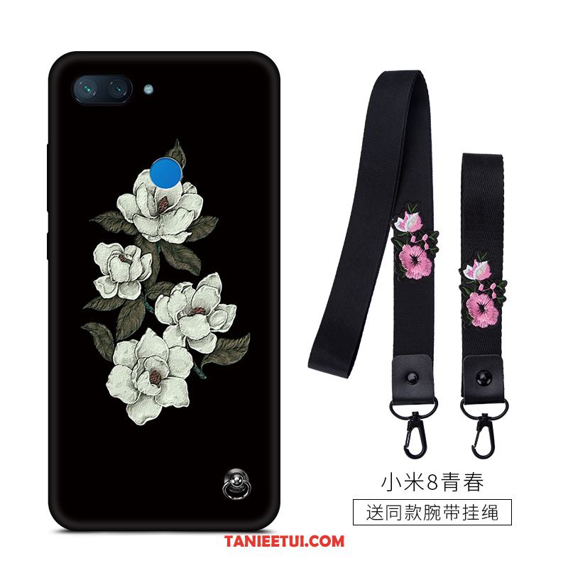 Etui Xiaomi Mi 8 Lite Kwiaty Kreatywne Anti-fall, Pokrowce Xiaomi Mi 8 Lite Młodzież Świeży Proste Beige