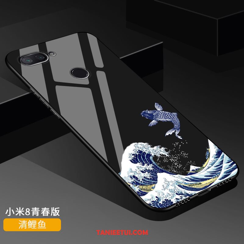 Etui Xiaomi Mi 8 Lite Niebieski Osobowość Telefon Komórkowy, Futerał Xiaomi Mi 8 Lite Dostosowane Modna Marka Ochraniacz Beige