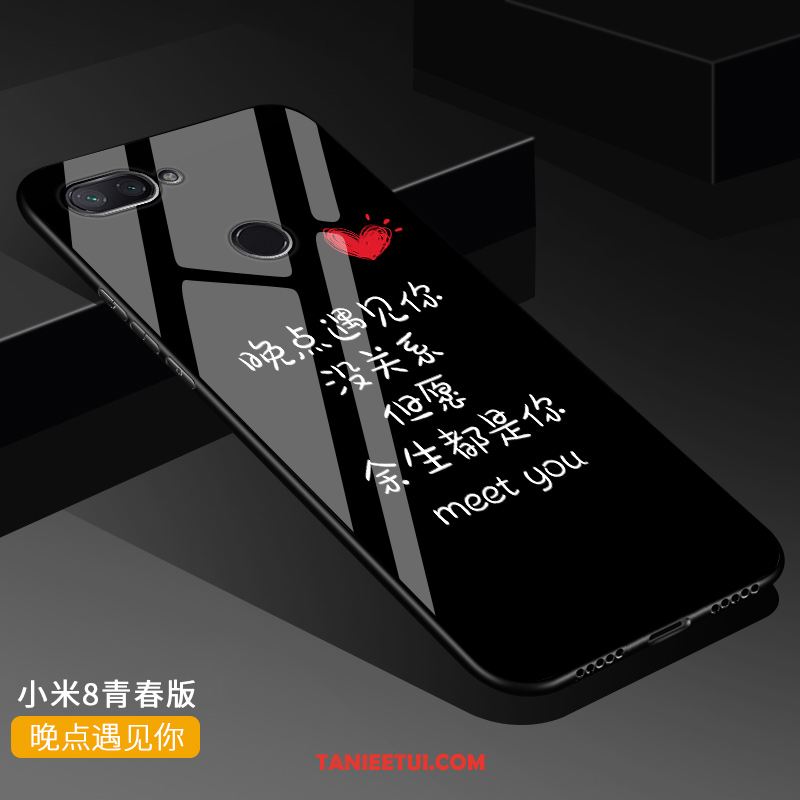 Etui Xiaomi Mi 8 Lite Niebieski Osobowość Telefon Komórkowy, Futerał Xiaomi Mi 8 Lite Dostosowane Modna Marka Ochraniacz Beige