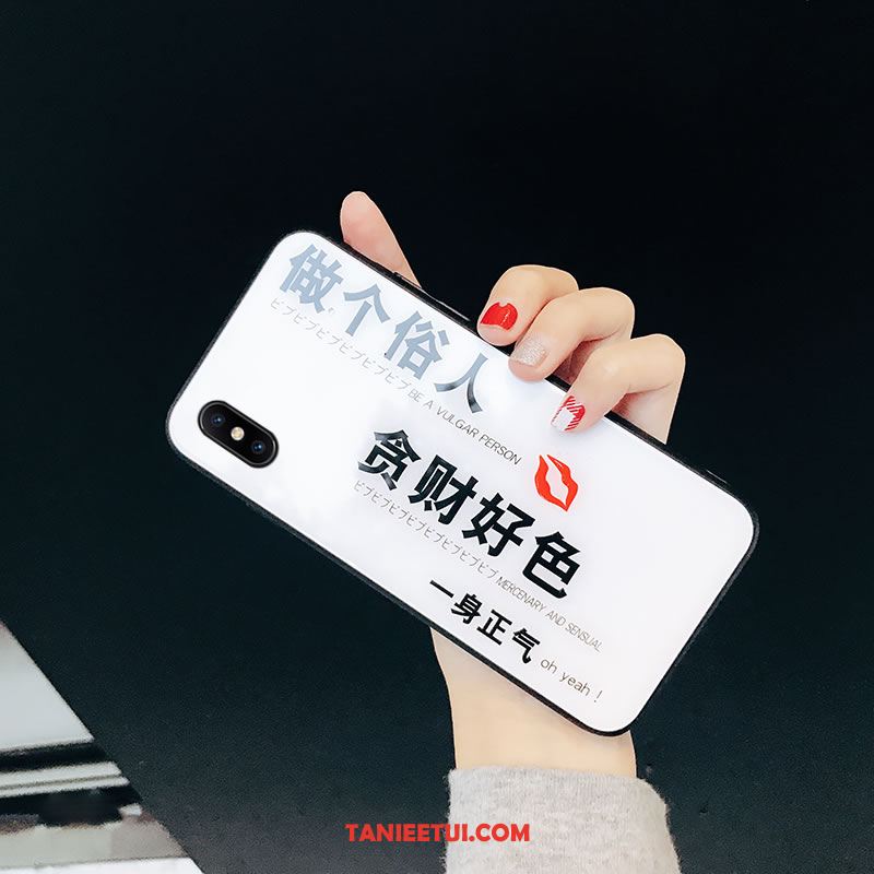 Etui Xiaomi Mi 8 Pro Szkło Anti-fall Kreatywne, Pokrowce Xiaomi Mi 8 Pro All Inclusive Ochraniacz Wzór Beige