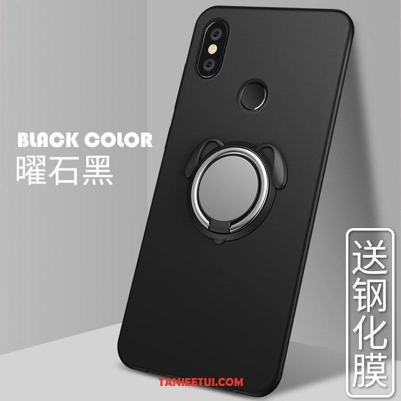 Etui Xiaomi Mi 8 Proste Wspornik Miękki, Obudowa Xiaomi Mi 8 Mały Ochraniacz Czerwony Beige