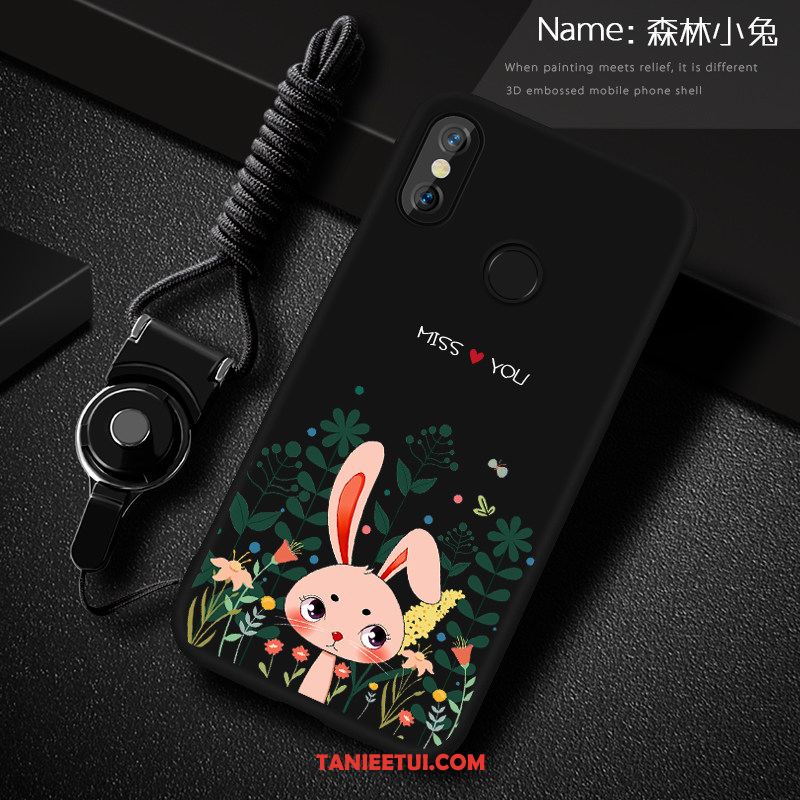 Etui Xiaomi Mi 8 Se Anti-fall Kreskówka Tendencja, Futerał Xiaomi Mi 8 Se Telefon Komórkowy Osobowość Żółty Beige