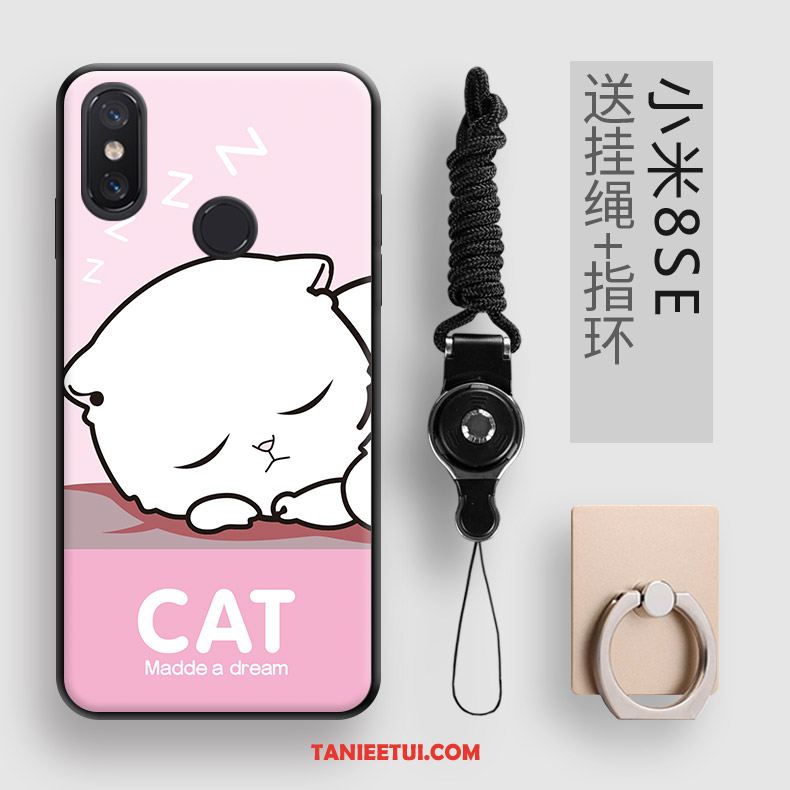 Etui Xiaomi Mi 8 Se Anti-fall Telefon Komórkowy Mały, Obudowa Xiaomi Mi 8 Se Piękny Różowe Miękki Beige