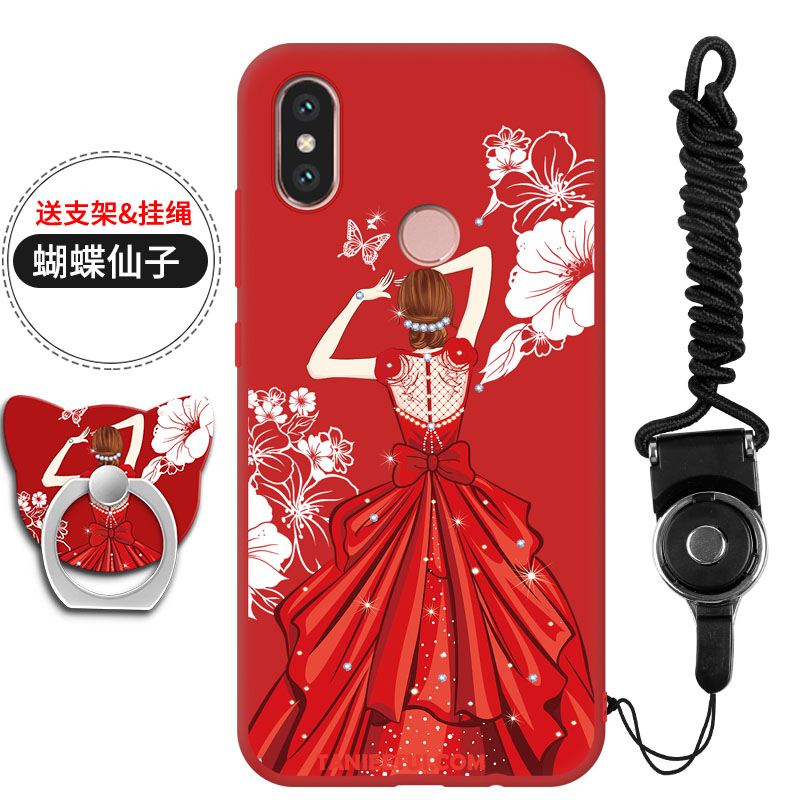 Etui Xiaomi Mi 8 Se Mały Czerwony Anti-fall, Obudowa Xiaomi Mi 8 Se Kreatywne Miękki Telefon Komórkowy Beige