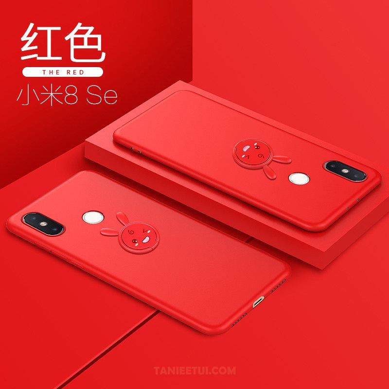 Etui Xiaomi Mi 8 Se Osobowość Memorial Kreskówka, Pokrowce Xiaomi Mi 8 Se Anti-fall Kreatywne Nubuku Beige