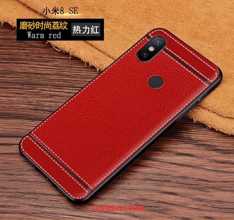Etui Xiaomi Mi 8 Se Proste Anti-fall Telefon Komórkowy, Obudowa Xiaomi Mi 8 Se Mały Różowe Beige
