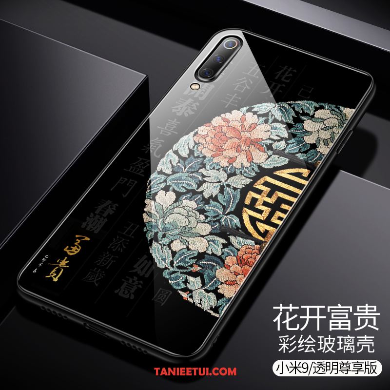 Etui Xiaomi Mi 9 Anti-fall Ochraniacz Modna Marka, Obudowa Xiaomi Mi 9 All Inclusive Chiński Styl Telefon Komórkowy Beige