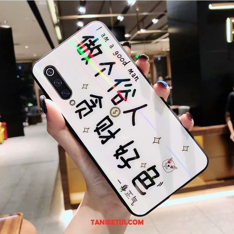 Etui Xiaomi Mi 9 Lite Czarny Mały Modna Marka, Pokrowce Xiaomi Mi 9 Lite Silikonowe Miękki Telefon Komórkowy Beige