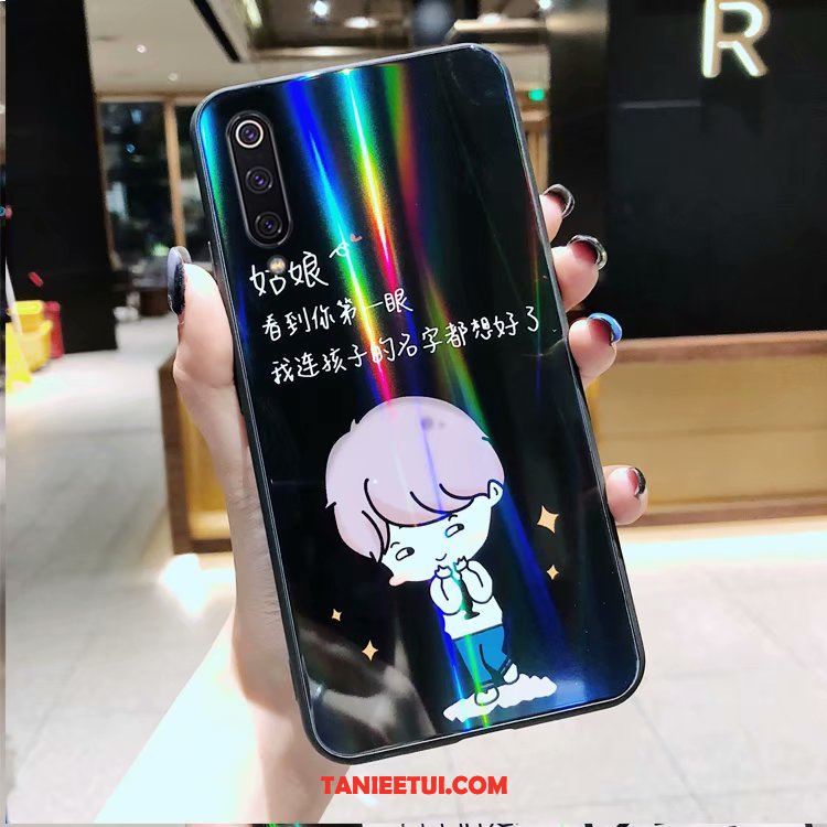 Etui Xiaomi Mi 9 Lite Czarny Mały Modna Marka, Pokrowce Xiaomi Mi 9 Lite Silikonowe Miękki Telefon Komórkowy Beige