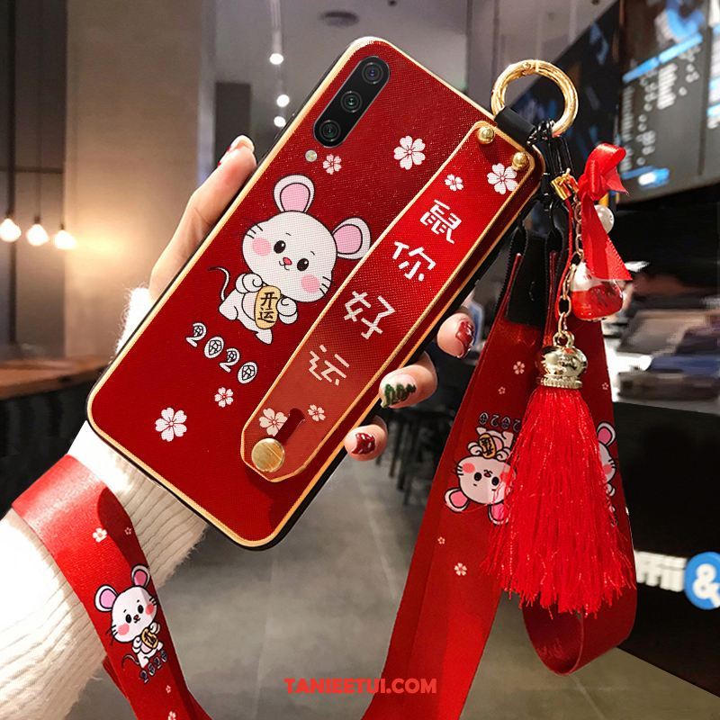 Etui Xiaomi Mi 9 Lite Czerwony Mały All Inclusive, Obudowa Xiaomi Mi 9 Lite Rat Młodzież Tendencja Beige
