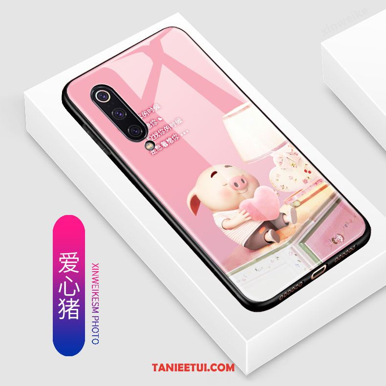 Etui Xiaomi Mi 9 Nubuku Piękny Kreskówka, Obudowa Xiaomi Mi 9 Telefon Komórkowy Kreatywne Ładny Beige