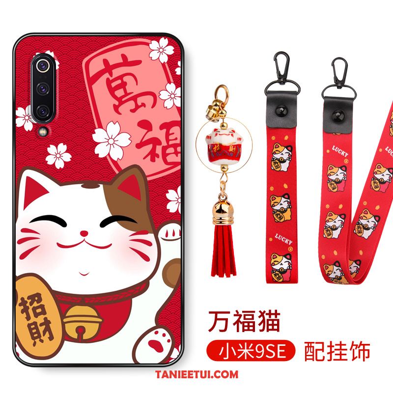 Etui Xiaomi Mi 9 Se Tendencja Mały Ochraniacz, Obudowa Xiaomi Mi 9 Se Czerwony Kreskówka Święto Beige
