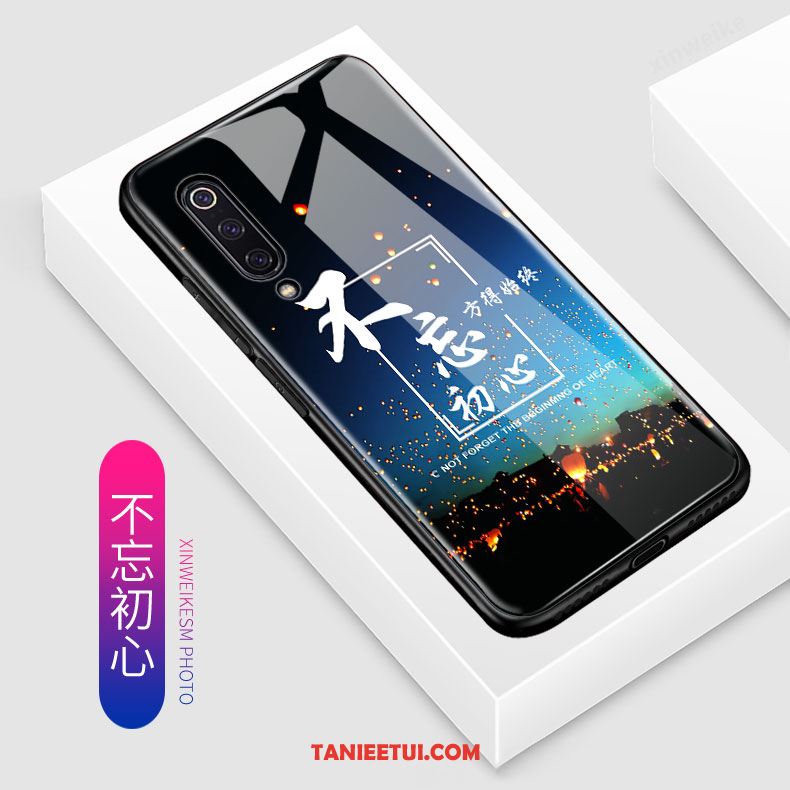 Etui Xiaomi Mi 9 Silikonowe Mały Osobowość, Pokrowce Xiaomi Mi 9 Ochraniacz Czarny Piękny Beige