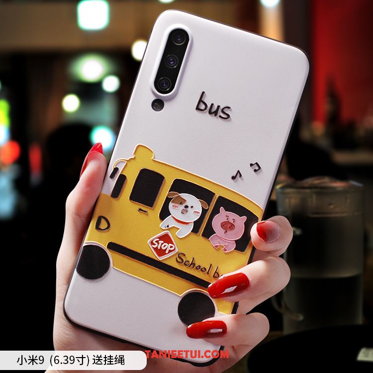 Etui Xiaomi Mi 9 Telefon Komórkowy Młodzież Cienkie, Obudowa Xiaomi Mi 9 Osobowość Anti-fall Wzór Beige