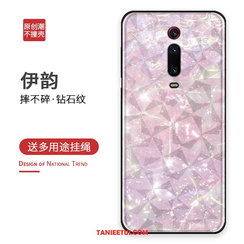 Etui Xiaomi Mi 9t Telefon Komórkowy Osobowość Czerwony, Futerał Xiaomi Mi 9t Wzór Dostosowane Purpurowy Beige