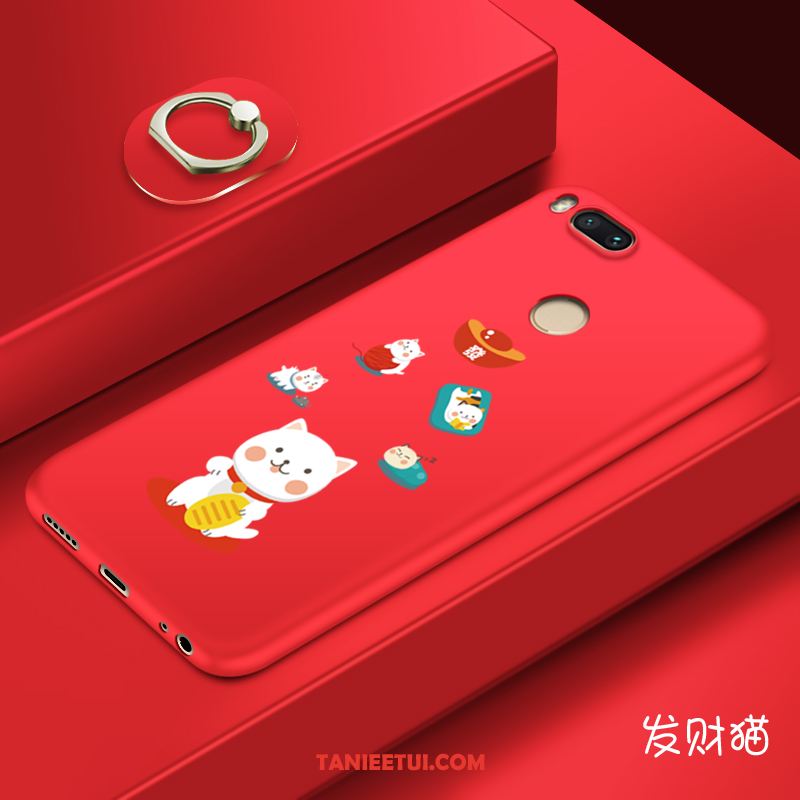 Etui Xiaomi Mi A1 Miękki Mały Telefon Komórkowy, Pokrowce Xiaomi Mi A1 Nubuku Kreatywne All Inclusive Beige