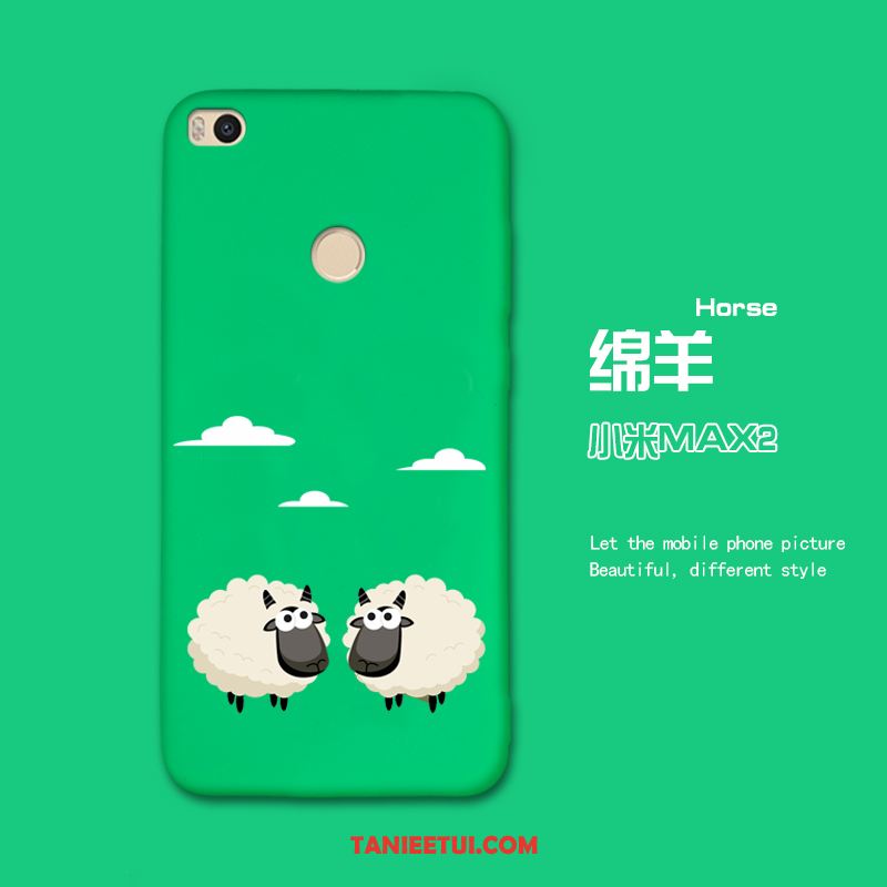 Etui Xiaomi Mi Max 2 Mały Zielony Rat, Pokrowce Xiaomi Mi Max 2 Ochraniacz Osobowość Kreatywne Beige