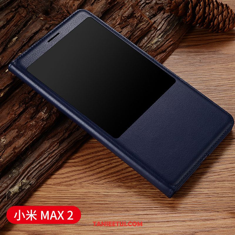 Etui Xiaomi Mi Max 2 Skórzany Futerał Anti-fall Ochraniacz, Futerał Xiaomi Mi Max 2 Telefon Komórkowy All Inclusive Mały Beige