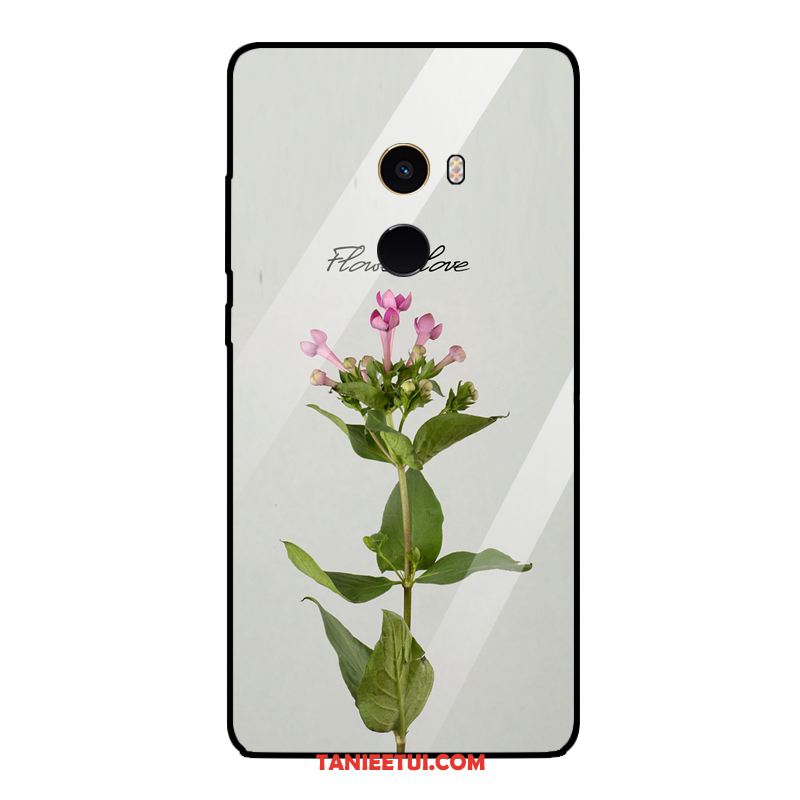 Etui Xiaomi Mi Mix 2 Mały Świeży Telefon Komórkowy, Pokrowce Xiaomi Mi Mix 2 Kwiaty Roślina Anti-fall Beige