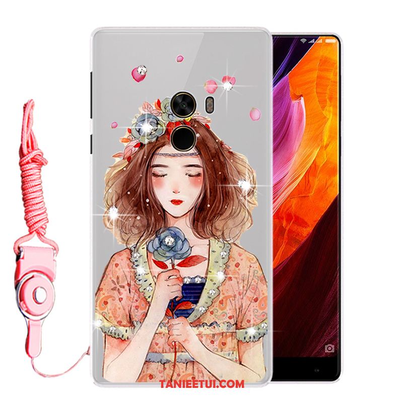 Etui Xiaomi Mi Mix 2 Miękki Kreatywne Telefon Komórkowy, Obudowa Xiaomi Mi Mix 2 Silikonowe Nubuku Anti-fall Beige