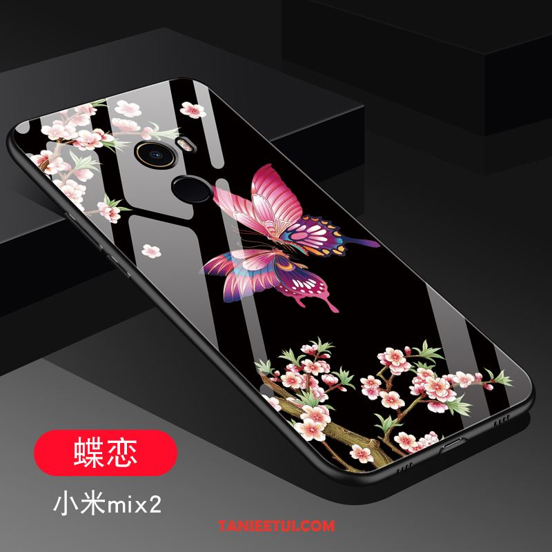 Etui Xiaomi Mi Mix 2 Ochraniacz Szkło Miękki, Pokrowce Xiaomi Mi Mix 2 Tendencja Telefon Komórkowy Purpurowy Beige