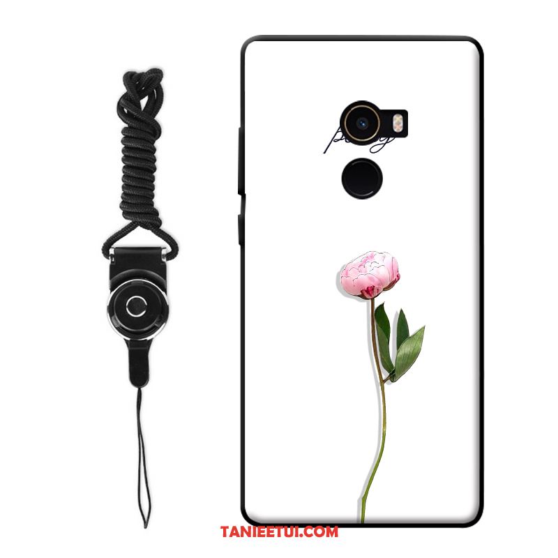 Etui Xiaomi Mi Mix 2 Proste Mały Telefon Komórkowy, Pokrowce Xiaomi Mi Mix 2 Sztuka Zielony Kwiaty Beige