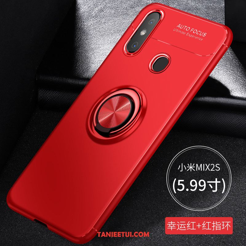 Etui Xiaomi Mi Mix 2s Czerwony Ochraniacz Nubuku, Obudowa Xiaomi Mi Mix 2s Tendencja Telefon Komórkowy Mały Beige