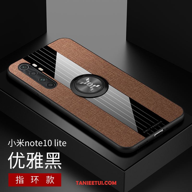 Etui Xiaomi Mi Note 10 Lite Mały Tendencja Proste, Pokrowce Xiaomi Mi Note 10 Lite Kreatywne Moda Telefon Komórkowy Beige