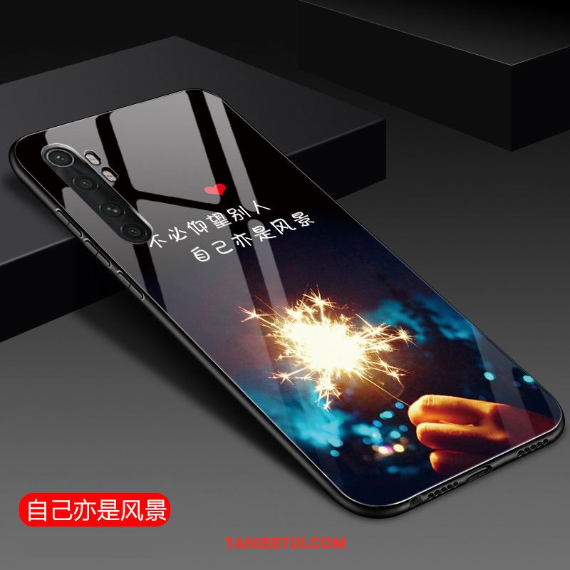 Etui Xiaomi Mi Note 10 Lite Szkło Mały Silikonowe, Obudowa Xiaomi Mi Note 10 Lite Anti-fall Ochraniacz All Inclusive Beige