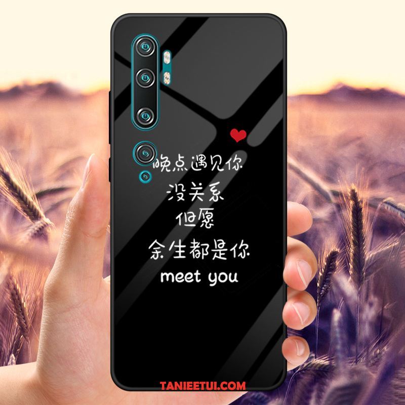 Etui Xiaomi Mi Note 10 Zakochani Czerwony Netto Mały, Futerał Xiaomi Mi Note 10 Zielony Szkło Hartowane Dostosowane Beige