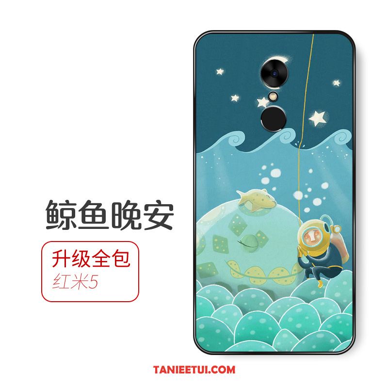Etui Xiaomi Redmi 5 All Inclusive Anti-fall Silikonowe, Obudowa Xiaomi Redmi 5 Kreskówka Cienkie Telefon Komórkowy Beige