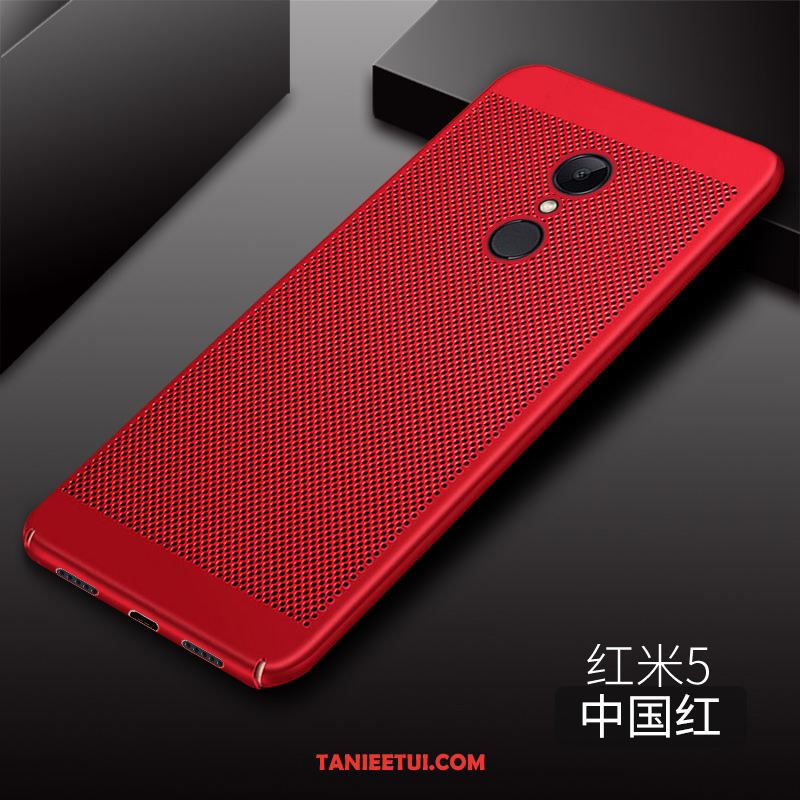 Etui Xiaomi Redmi 5 Osobowość Kreatywne Proste, Obudowa Xiaomi Redmi 5 Anti-fall Czerwony Telefon Komórkowy Beige