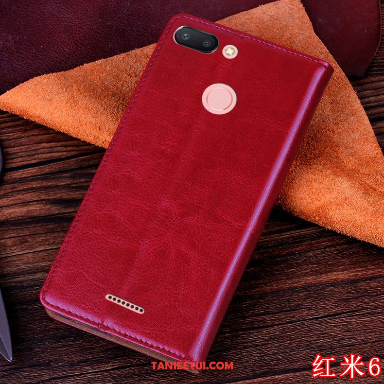 Etui Xiaomi Redmi 6 Miękki Silikonowe Osobowość, Futerał Xiaomi Redmi 6 Anti-fall Ochraniacz Czerwony Beige