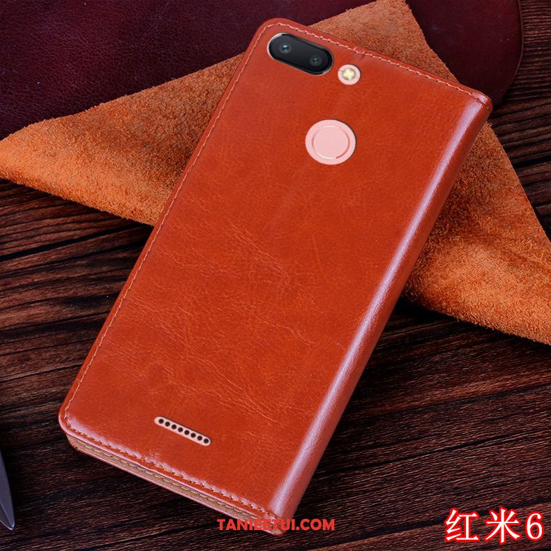 Etui Xiaomi Redmi 6 Miękki Silikonowe Osobowość, Futerał Xiaomi Redmi 6 Anti-fall Ochraniacz Czerwony Beige