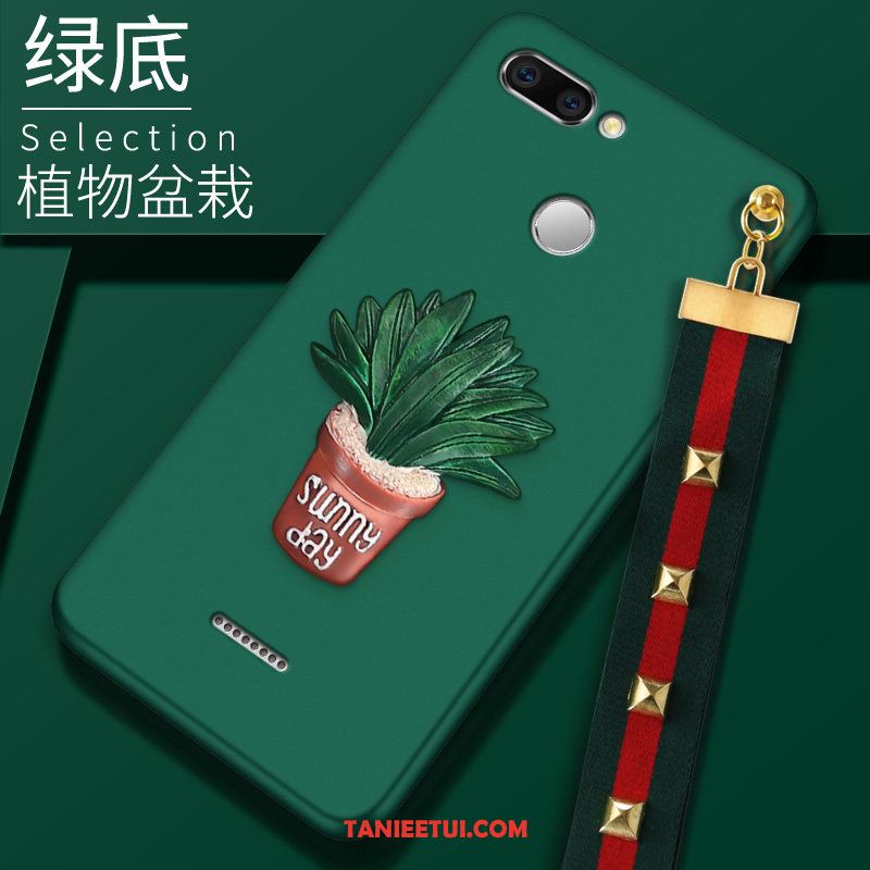 Etui Xiaomi Redmi 6 Zielony Świeży Mały, Obudowa Xiaomi Redmi 6 Silikonowe Czerwony Telefon Komórkowy Beige