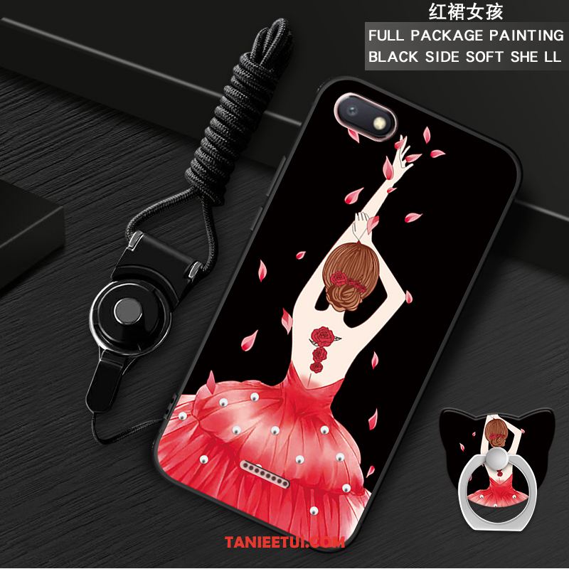 Etui Xiaomi Redmi 6a Czarny Czerwony Mały, Pokrowce Xiaomi Redmi 6a Silikonowe Kreatywne Miękki Beige