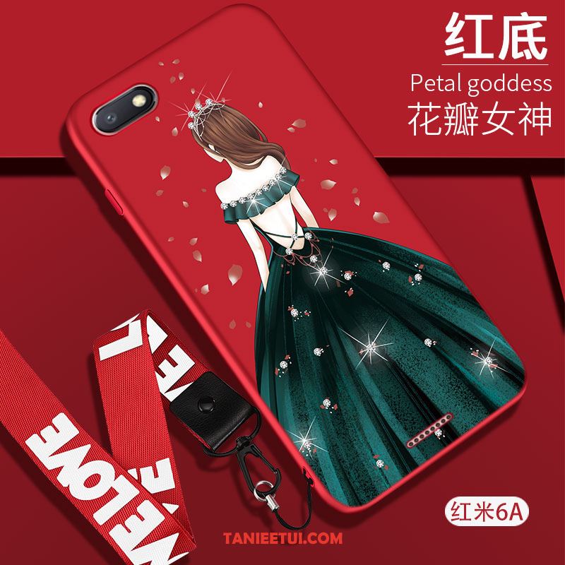 Etui Xiaomi Redmi 6a Kreatywne Silikonowe Telefon Komórkowy, Obudowa Xiaomi Redmi 6a Mały All Inclusive Osobowość Beige