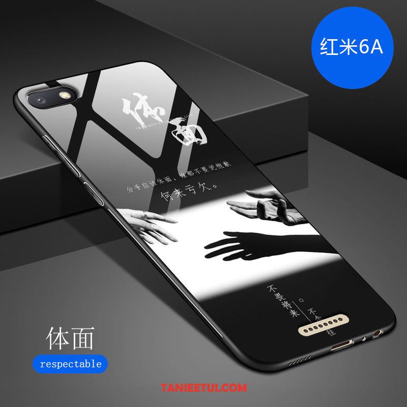 Etui Xiaomi Redmi 6a Lustro Sztuka Kreatywne, Obudowa Xiaomi Redmi 6a Mały Telefon Komórkowy Anti-fall Beige