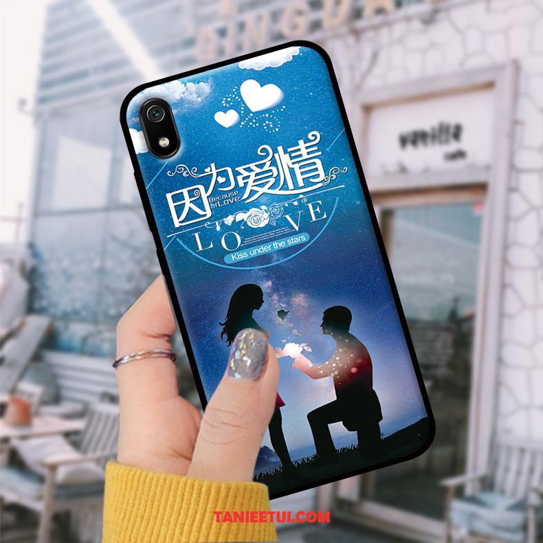 Etui Xiaomi Redmi 7a Student Filmy Szkło Hartowane, Obudowa Xiaomi Redmi 7a Telefon Komórkowy Czarny Ochraniacz Beige