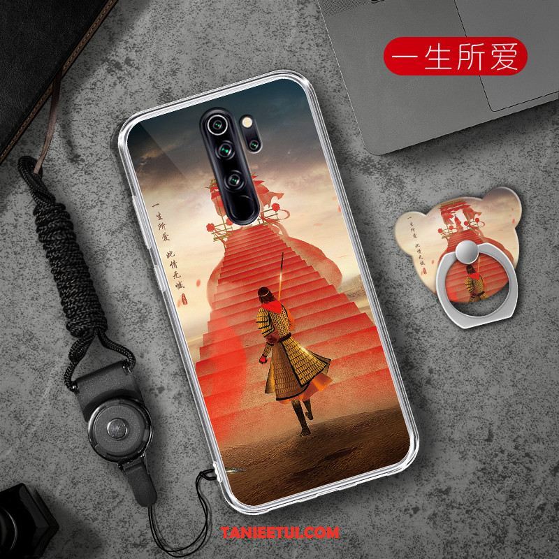 Etui Xiaomi Redmi Note 8 Pro Czerwony Anti-fall Telefon Komórkowy, Futerał Xiaomi Redmi Note 8 Pro Miękki Serce Tendencja Beige