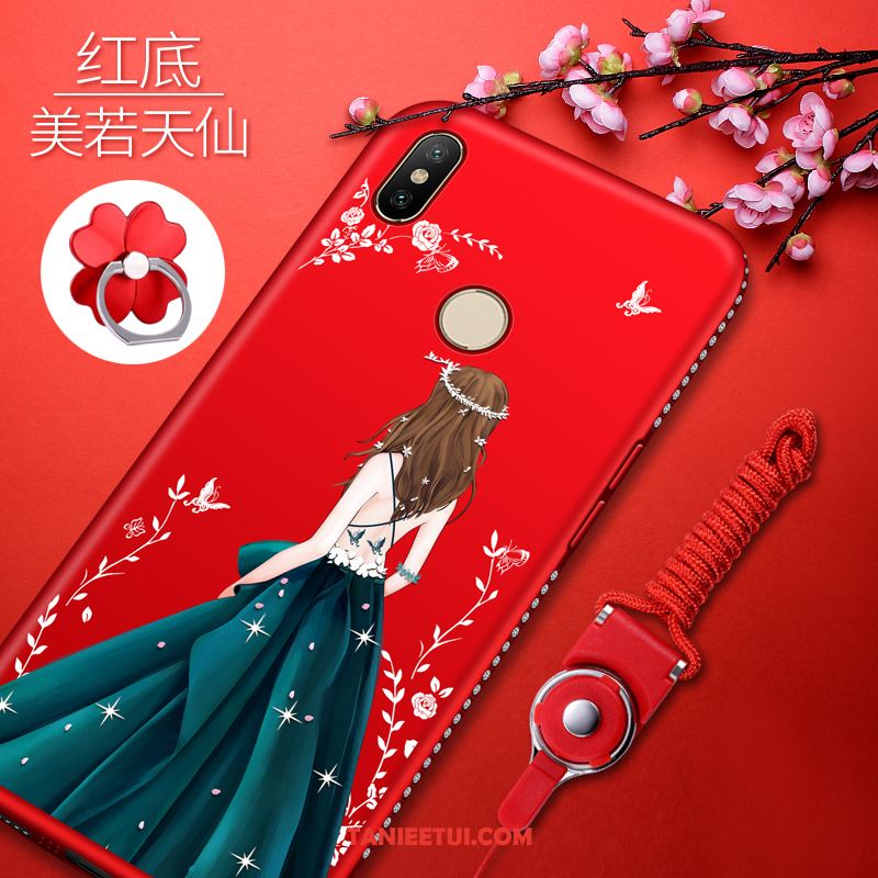 Etui Xiaomi Redmi S2 Anti-fall All Inclusive Miękki, Futerał Xiaomi Redmi S2 Nubuku Silikonowe Telefon Komórkowy Beige