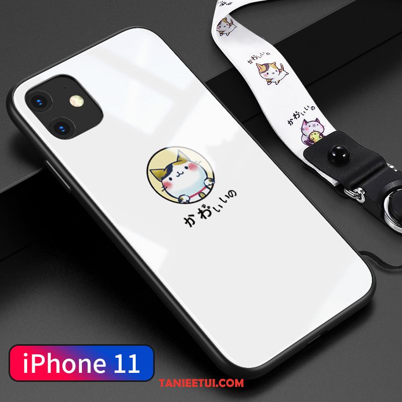 Etui iPhone 11 Cienkie Ochraniacz Szkło, Obudowa iPhone 11 Piękny Telefon Komórkowy Biały