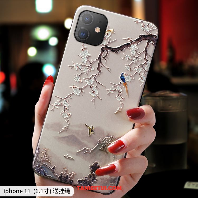 Etui iPhone 11 Osobowość Kreatywne Anti-fall, Futerał iPhone 11 Biały Cienkie Telefon Komórkowy