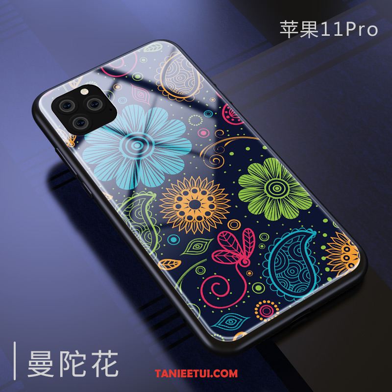 Etui iPhone 11 Pro Chiński Styl Modna Marka Anti-fall, Futerał iPhone 11 Pro Czerwony Netto Lustro Telefon Komórkowy