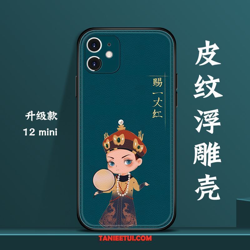 Etui iPhone 12 Mini Osobowość Niebieski Nowy, Futerał iPhone 12 Mini Chiński Styl Telefon Komórkowy Tendencja