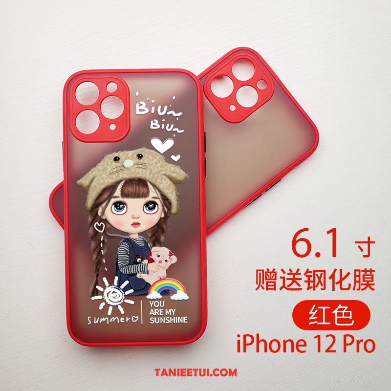 Etui iPhone 12 Pro Anti-fall Nubuku Trudno, Obudowa iPhone 12 Pro Modna Marka Piękny Pu