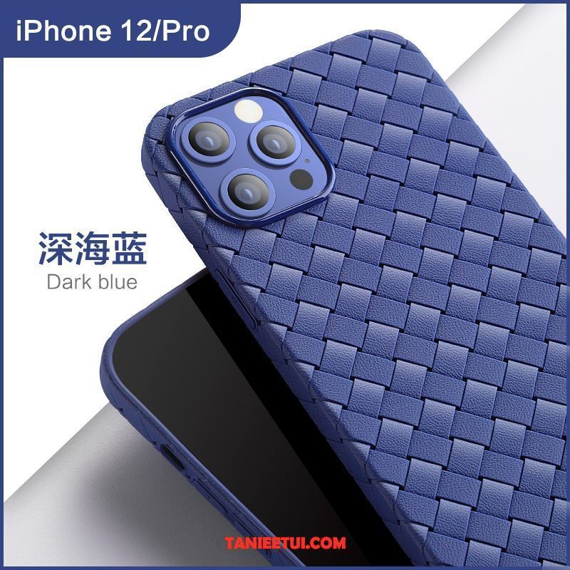 Etui iPhone 12 Pro Anti-fall Silikonowe Przeplatane, Pokrowce iPhone 12 Pro Nowy Ochraniacz All Inclusive