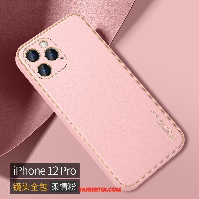 Etui iPhone 12 Pro Miękki Anti-fall Proste, Obudowa iPhone 12 Pro Różowe All Inclusive Osobowość