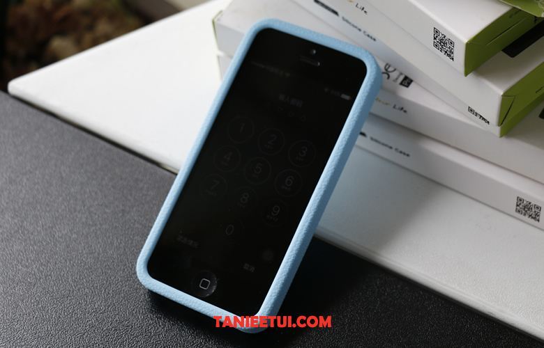 Etui iPhone 5c Ochraniacz Telefon Komórkowy Niebieski, Pokrowce iPhone 5c Płótno Silikonowe